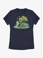 Disney Frozen Anna With Ducks Womens T-Shirt