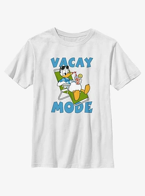 Disney Mickey Mouse Donald Vacay Mode Youth T-Shirt