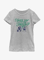 Disney Mickey Mouse Take To The Fields Youth Girls T-Shirt