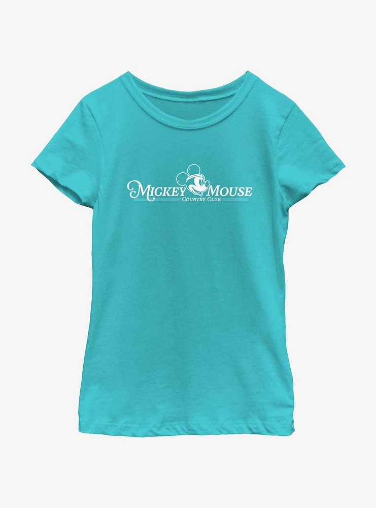 Disney Mickey Mouse Country Club Youth Girls T-Shirt