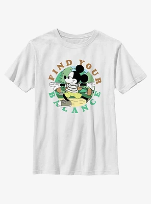 Disney Mickey Mouse Find Your Balance Youth T-Shirt