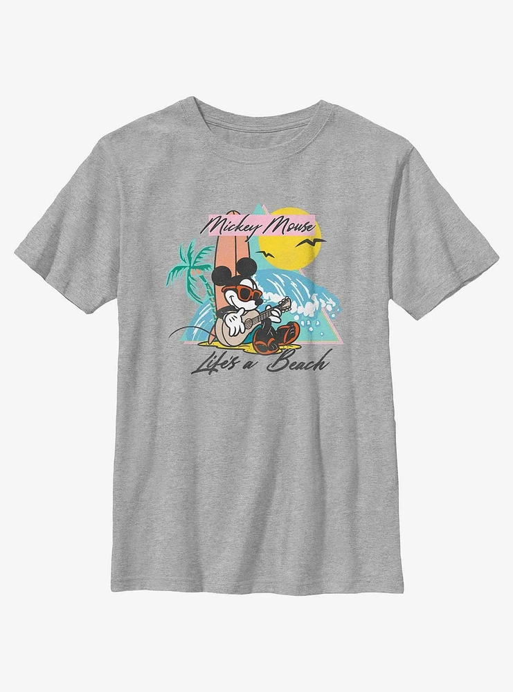 Disney Mickey Mouse Lifes A Beach Youth T-Shirt