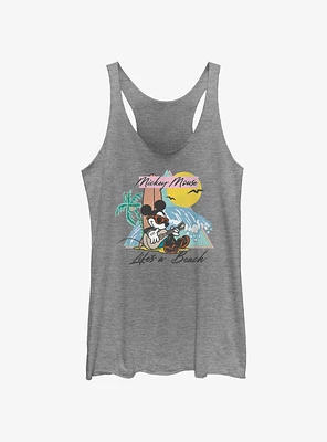 Disney Mickey Mouse Lifes A Beach Womens Tank