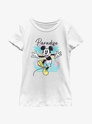 Disney Mickey Mouse Paradise Youth Girls T-Shirt