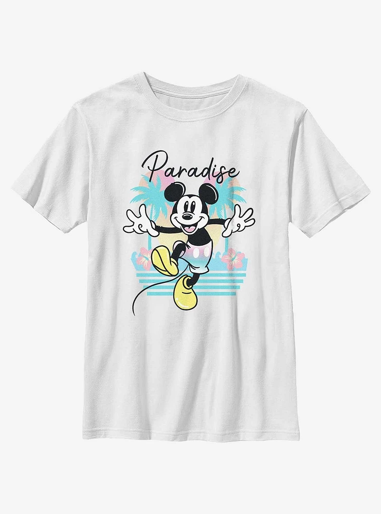 Disney Mickey Mouse Paradise Youth T-Shirt