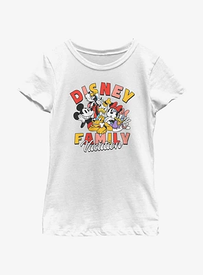 Disney Mickey Mouse Fam Vacay Youth Girls T-Shirt