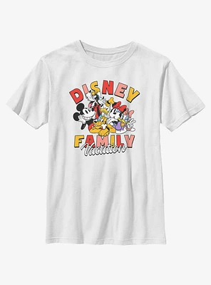 Disney Mickey Mouse Fam Vacay Youth T-Shirt