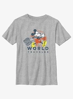 Disney Mickey Mouse World Traveler Youth T-Shirt