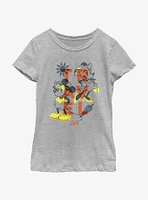 Disney Mickey Mouse With Minnie Travel Mood Youth Girls T-Shirt