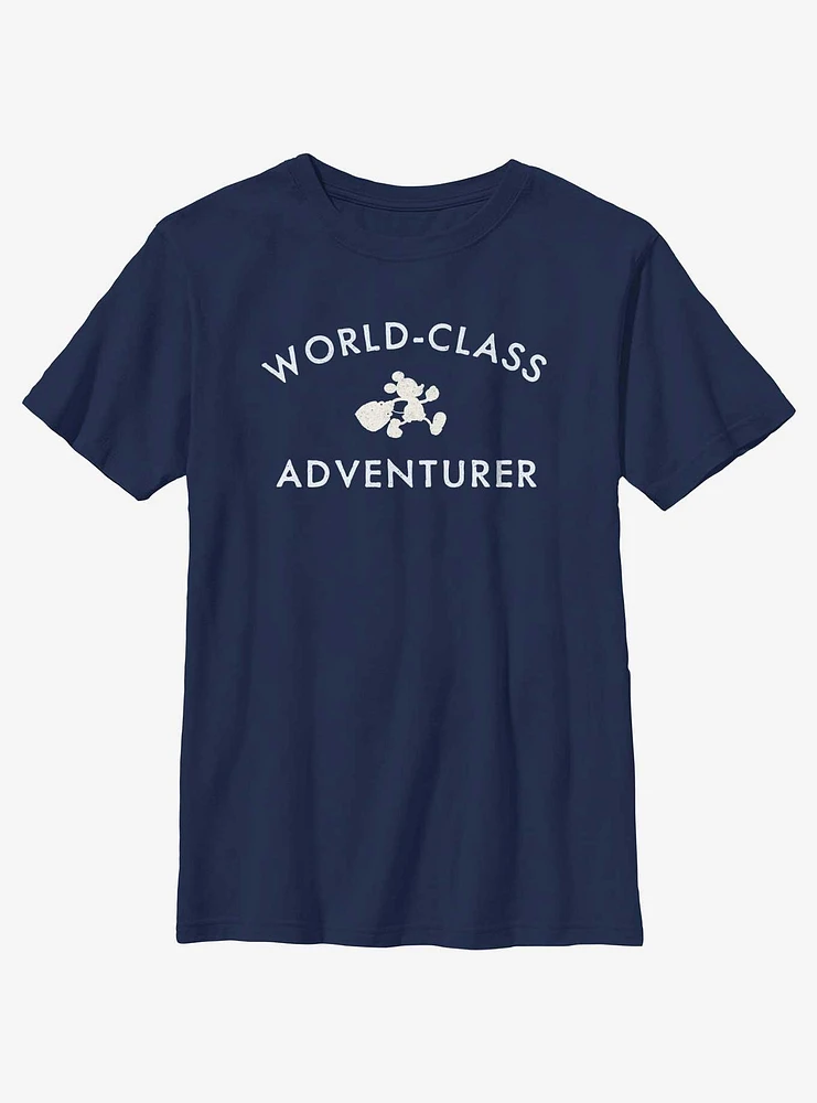 Disney Mickey Mouse World Class Adventurer Youth T-Shirt