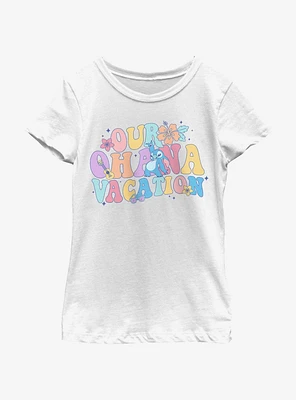 Disney Lilo & Stitch Ohana Vacay Youth Girls T-Shirt