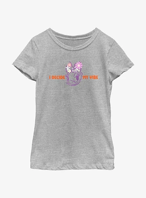 Disney Mickey Mouse I Decide My Vibe Daisy Youth Girls T-Shirt