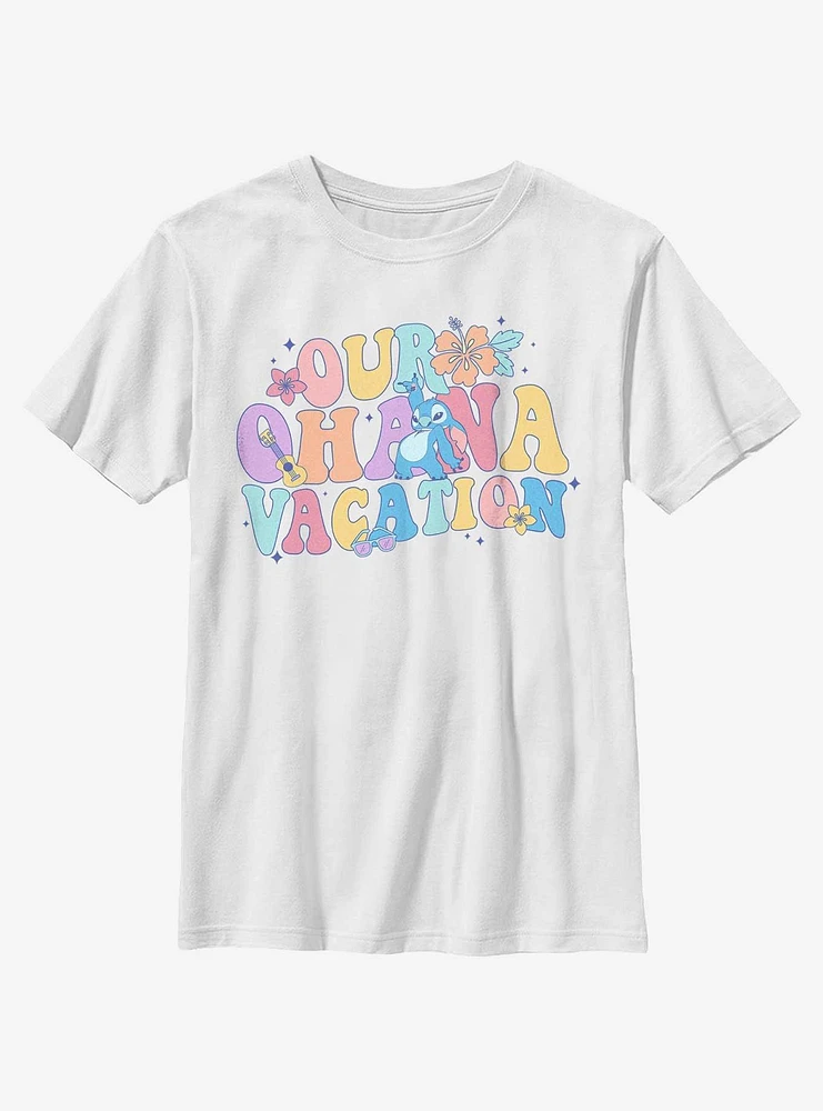 Disney Lilo & Stitch Ohana Vacay Youth T-Shirt