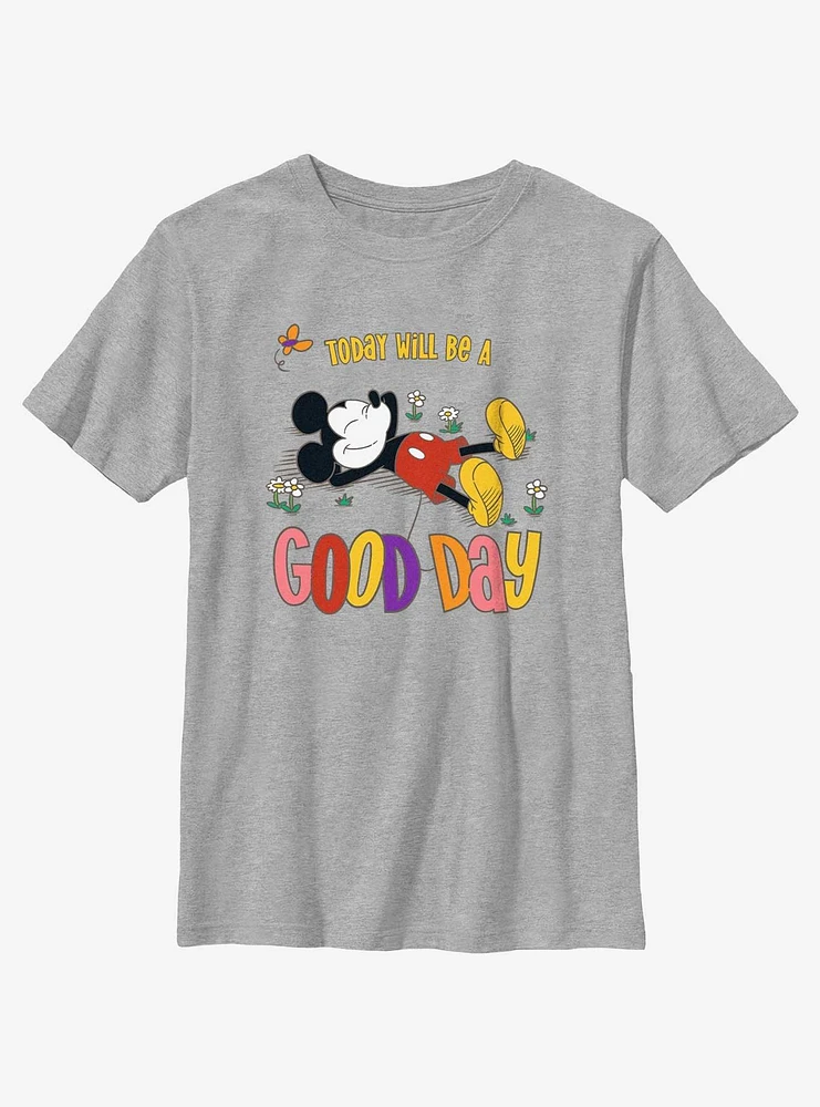 Disney Mickey Mouse Will Be A Good Day Youth T-Shirt