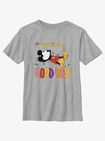 Disney Mickey Mouse Will Be A Good Day Youth T-Shirt