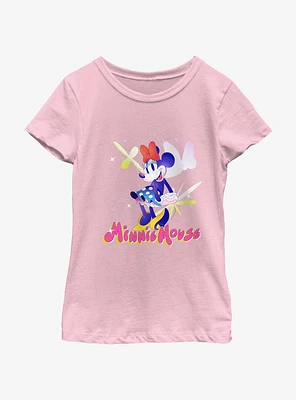 Disney Minnie Mouse Happy Pose Youth Girls T-Shirt