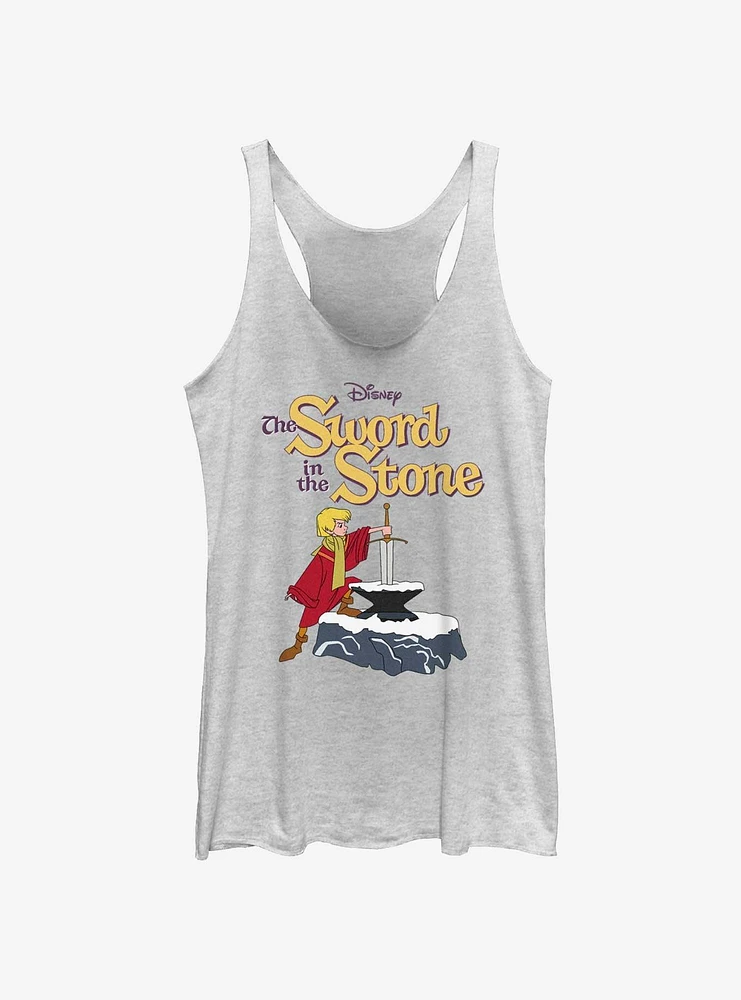 Disney the Sword Stone Pulling Womens Tank