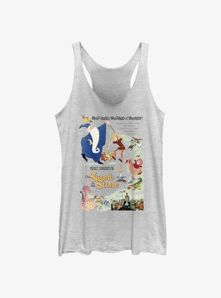 Disney the Sword Stone Poster Womens Tank