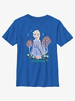 Disney Frozen Elsa Flowers Youth T-Shirt