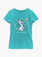 Disney Frozen Crazy For Summer Youth Girls T-Shirt