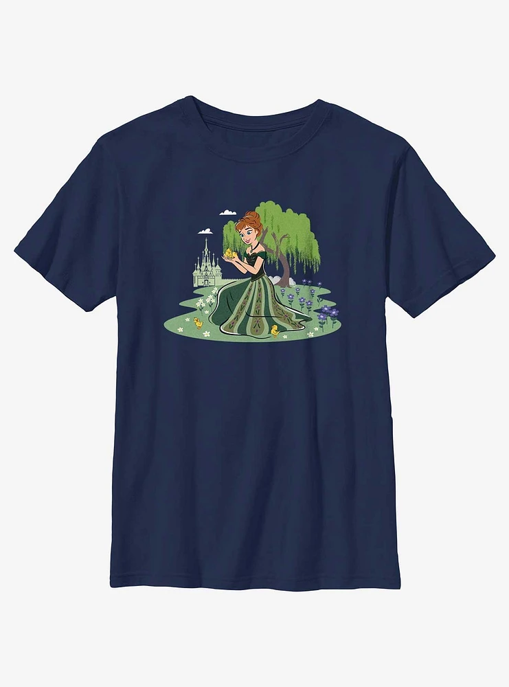 Disney Frozen Anna With Ducks Youth T-Shirt