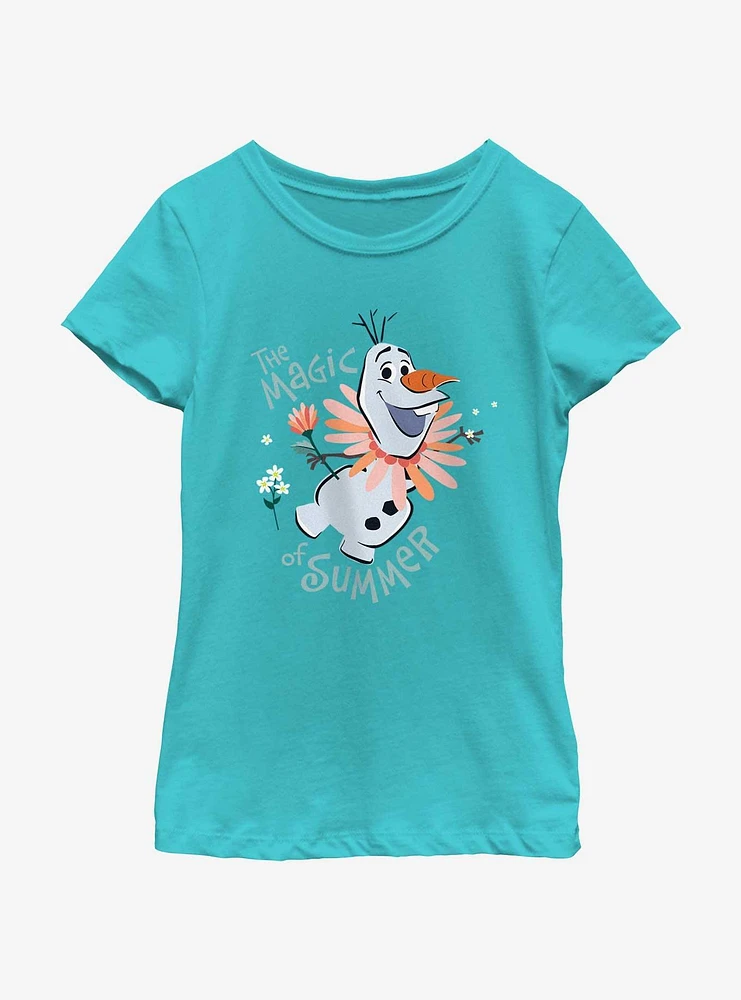 Disney Frozen The Magic Of Summer Youth Girls T-Shirt