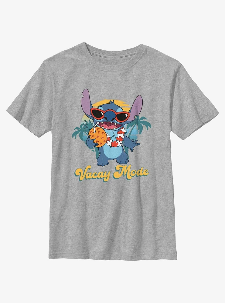 Disney Lilo & Stitch On Vacation Mode Youth T-Shirt