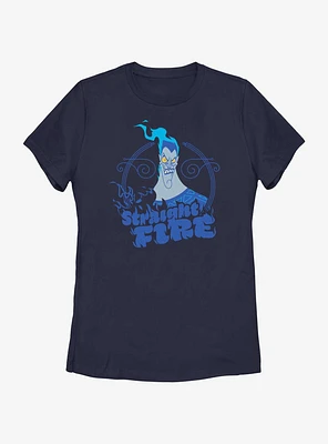 Disney Villains Straight Fire Womens T-Shirt