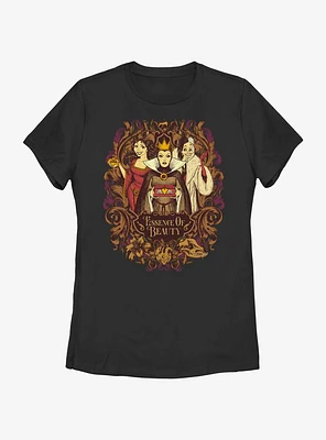 Disney Villains Essence Of Beauty Womens T-Shirt