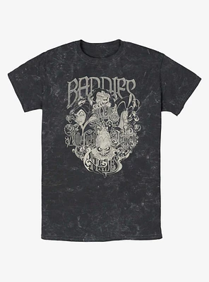 Disney Villains Baddest Baddies Mineral Wash T-Shirt