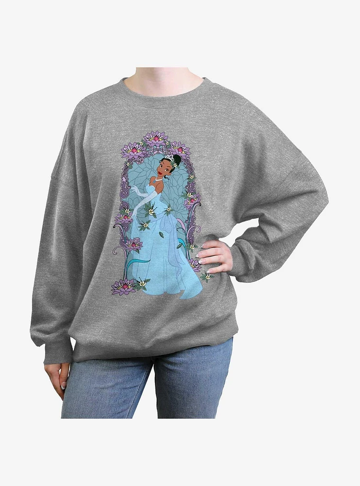 Disney the Princess and Frog Tiana Love Redux Womens Oversized Sweatshirt