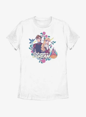 Disney Sleeping Beauty Aurora And Phillip Manga Womens T-Shirt