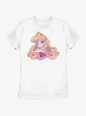 Disney Sleeping Beauty Cute Aurora Manga Version Womens T-Shirt