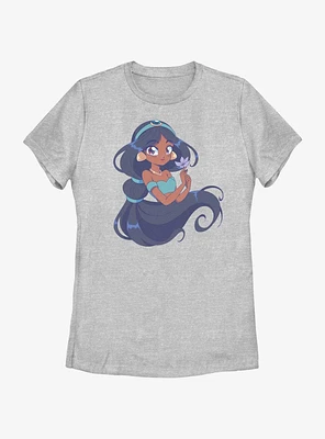 Disney Aladdin Cute Jasmine Manga Version Womens T-Shirt