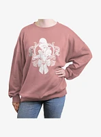 Disney the Princess and Frog Charlotte La Bouff Fan Womens Oversized Sweatshirt