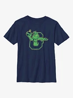 Dr Seuss Collegiate Grinch Youth T-Shirt