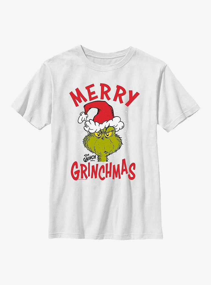 Dr Seuss Merry Grinchmas Youth T-Shirt