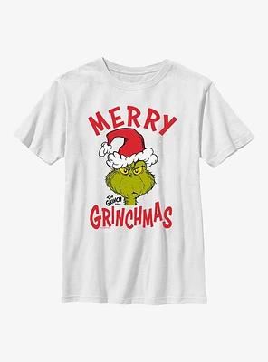 Dr Seuss Merry Grinchmas Youth T-Shirt