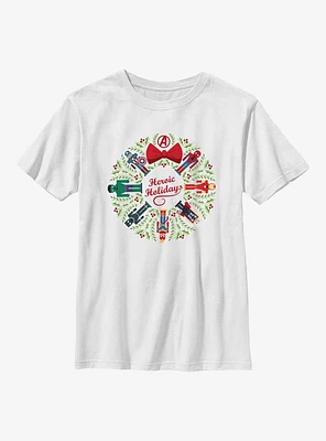 Marvel Heroic Holidays Avengers Youth T-Shirt