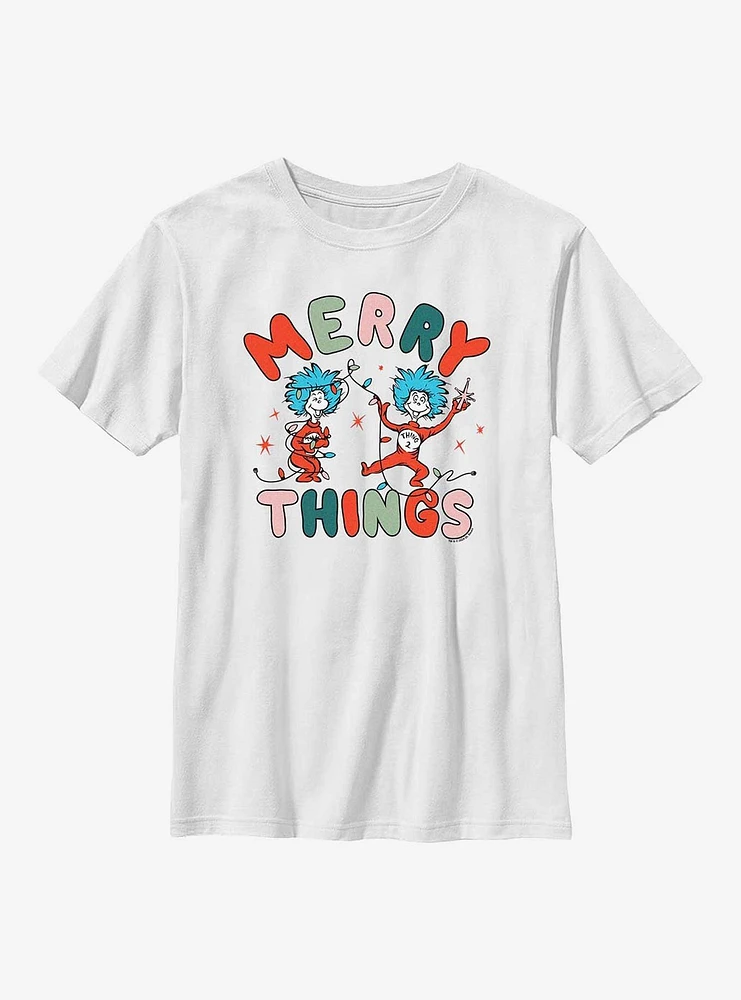 Dr Seuss Merry Things Youth T-Shirt