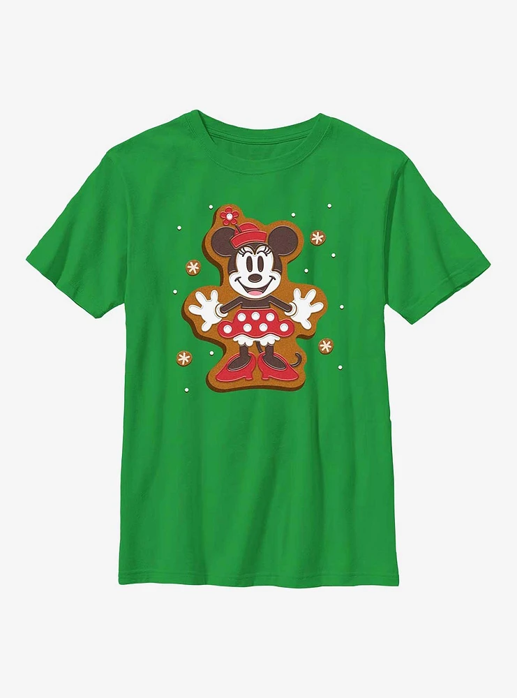 Minnie Mouse Gingerbread Youth T-Shirt