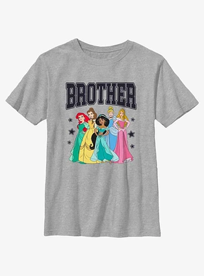 Disney Princesses Brother Collegiate Family Set Youth T-Shirt