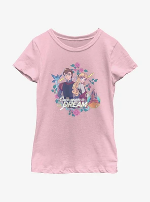 Disney Sleeping Beauty Aurora And Phillip Manga Youth Girls T-Shirt