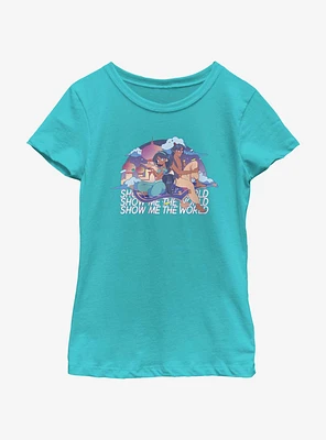 Disney Aladdin Show Me The World Youth Girls T-Shirt