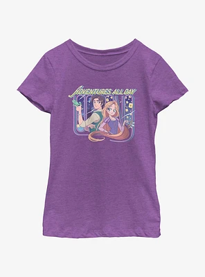 Disney Tangled Adventures All Day Youth Girls T-Shirt