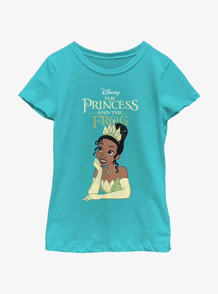 Disney the Princess and Frog Tiana With Logo Youth Girls T-Shirt