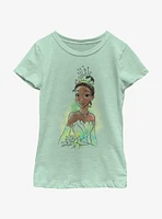 Disney the Princess and Frog Tiana Sketch Youth Girls T-Shirt