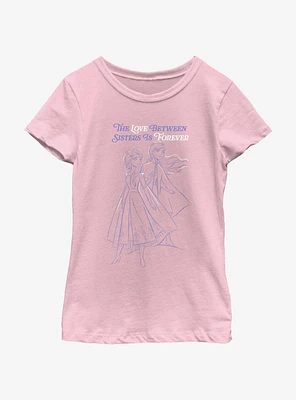 Disney Frozen 2 The Love Is Forever Youth Girls T-Shirt