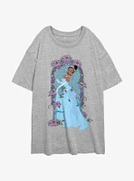 Disney the Princess and Frog Tiana Love Redux Womens Oversized T-Shirt