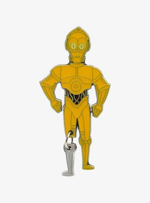 Star Wars C-3PO Dangling Leg Enamel Pin - BoxLunch Exclusive